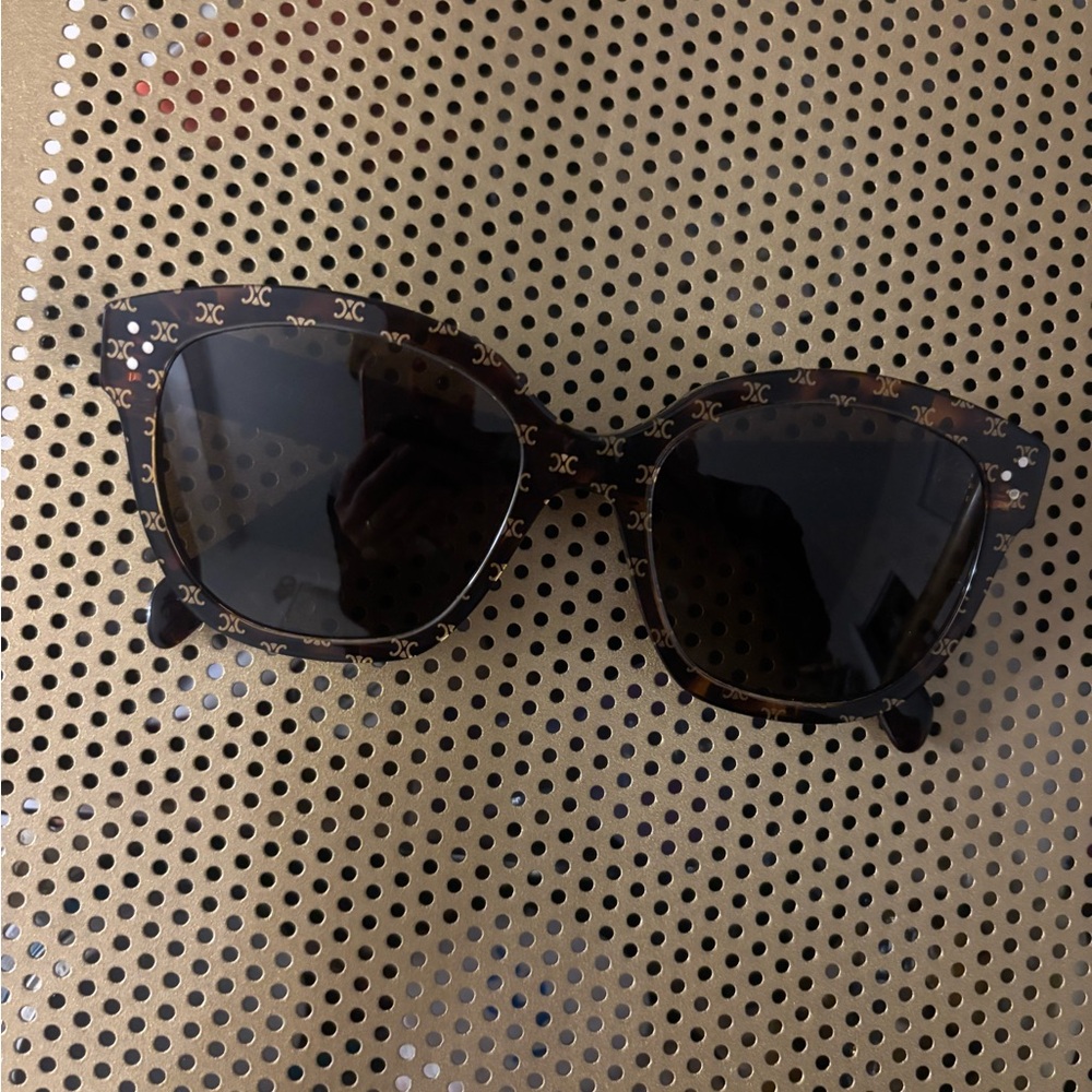 Celine Tortoise Shell Sunglasses - Picture 2 of 8
